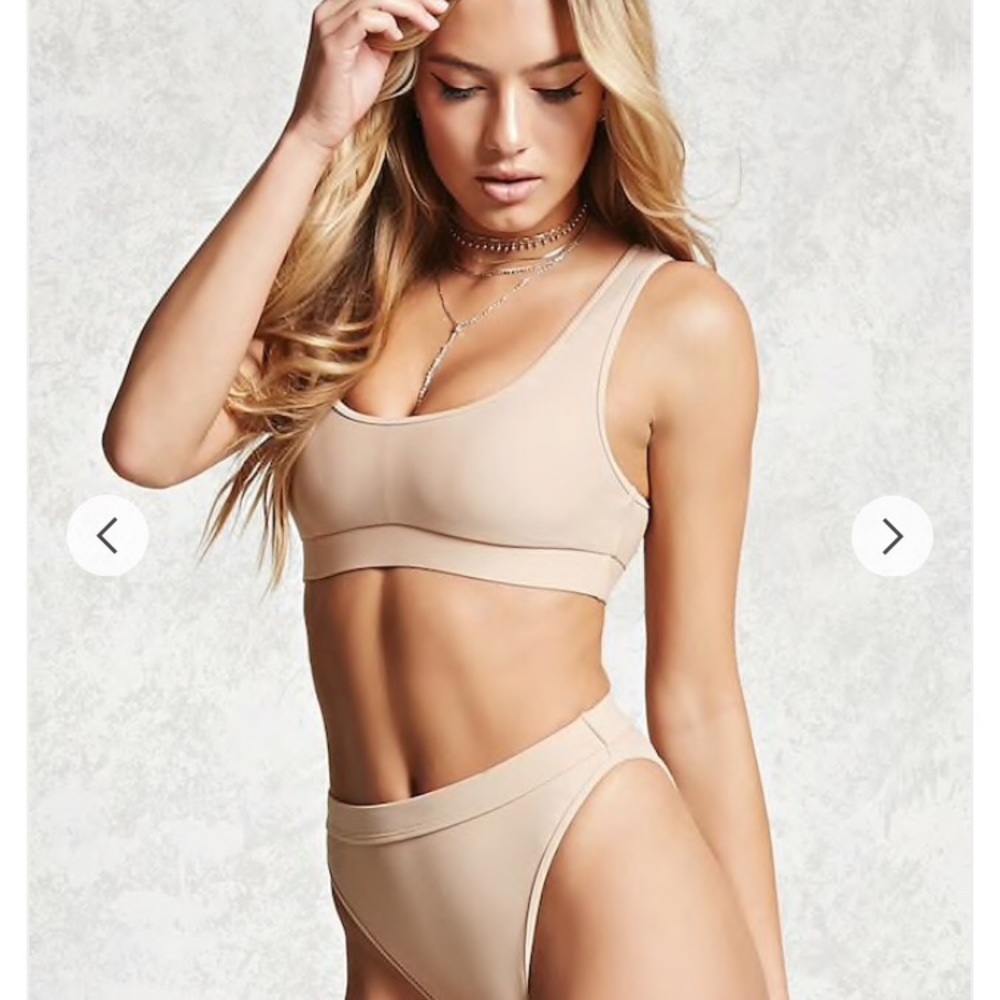 Forever 21 High Waisted Bathing Suit Set